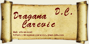 Dragana Carević vizit kartica